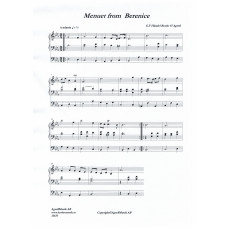 Menuet from Berenice/ G F Händel